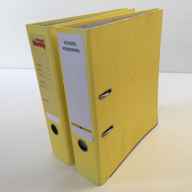 FILE, Lever Arch - Yellow
